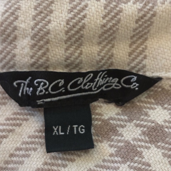 THE BC CLOTHING CO Plaid Button-Up Shacket - Picture 4 of 4